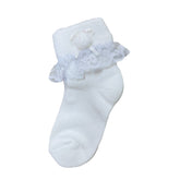 White Frill Socks